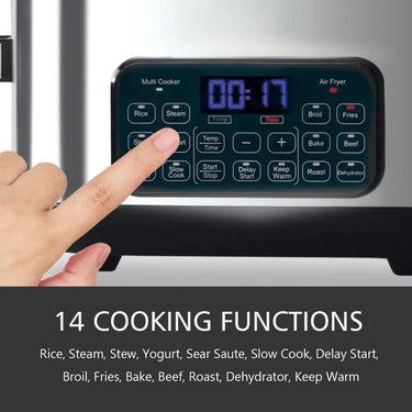 12 - in - 1 Multifunctional Air Fryer & Slow Cooker - InspiredGrabs.com